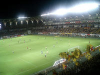 試合開始前から大盛り上がり