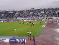 試合終盤、水野のCK