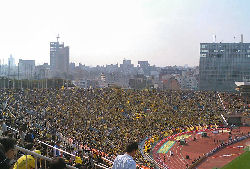 ジェフ側ゴール裏