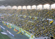 入場直後のゴール裏