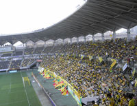 入場直後のゴール裏