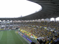 入場直後のゴール裏