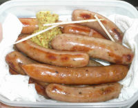 喜作のソーセージ盛り