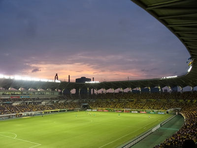 夕闇のフクダ電子アリーナ