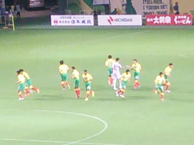 円陣ダッシュ?!