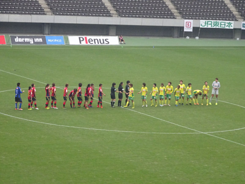 試合終了後の握手