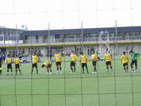 横浜FC戦前の選手たち