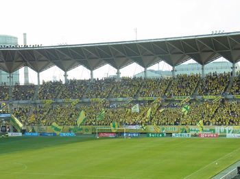 試合前のゴール裏