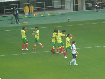 ケンペスの先制点の直後