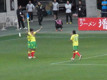 谷澤の得点直後