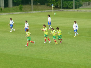 川村真里のゴール直後