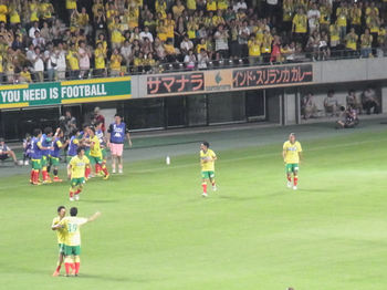 智のゴール直後