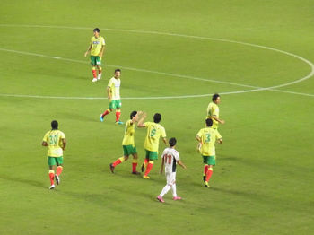 山口智のゴール直後