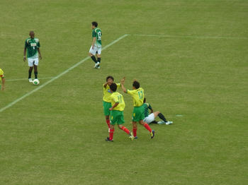 坂本体長のゴール後