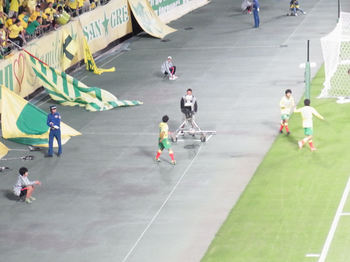 深井のゴール直後