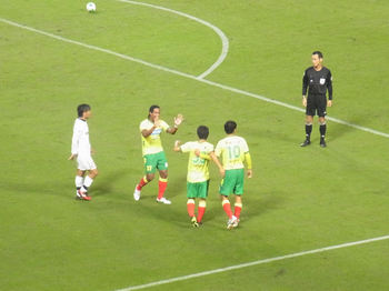 峻希のゴールの後