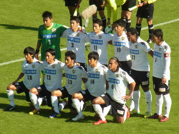 試合前の記念撮影