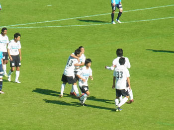 佑昌のゴール直後