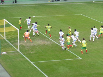 ジェフの後半のCKのチャンス