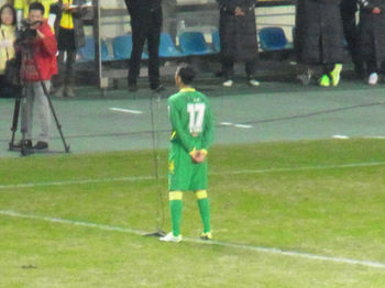 スピーチをする櫛野