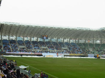 雪も降るユアスタ