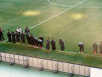 試合終了の挨拶