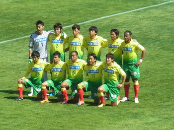 試合前の記念撮影