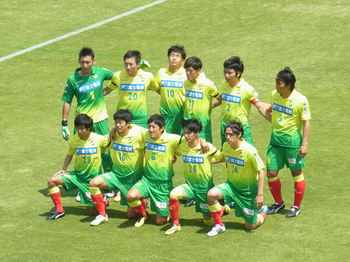 試合前の記念撮影