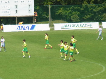 川村のゴール直後