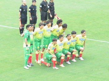 試合前の記念撮影