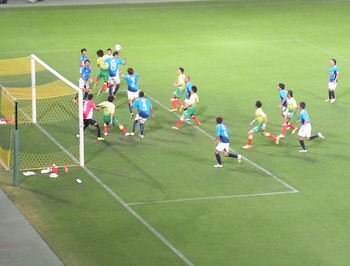 ジェフのCKのチャンス(後半)