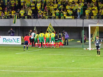 ケンペスのゴール直後