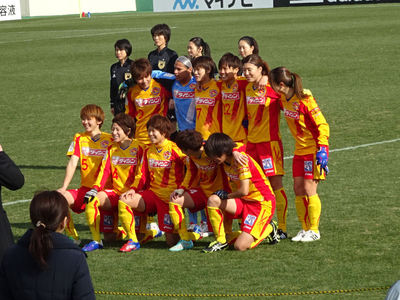 ベガルタ仙台レディース 記念撮影