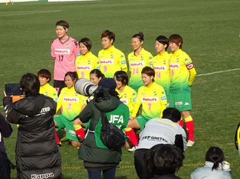 ジェフレディース 記念撮影