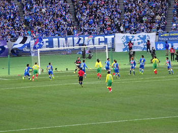 ジェフ前半のCKのチャンス