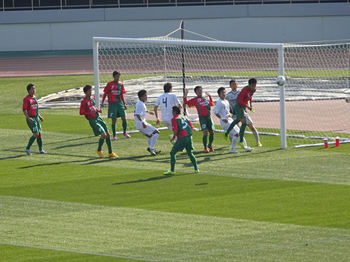 青森山田のCKのチャンス