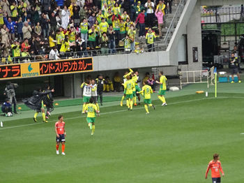 井出のゴール直後