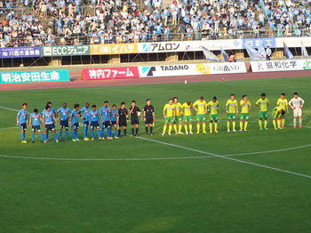 試合終了後の整列