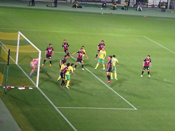 前半のCKのチャンス