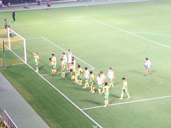 試合終了後の挨拶