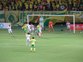 前半のセットプレーのチャンス