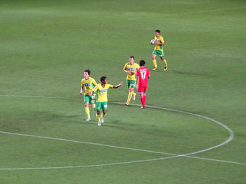 阿道のゴール直後