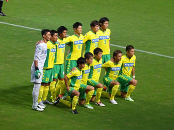 試合前の記念撮影