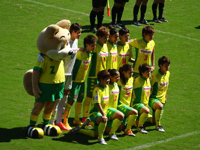 試合前の記念撮影