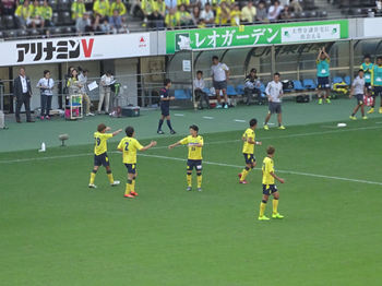 井出のゴール直後