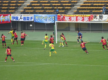 菅澤のヘディングシュート