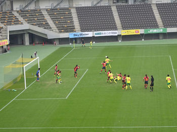 ジェフレディースのCKのチャンス