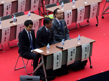 新社長、関塚監督、高橋GM