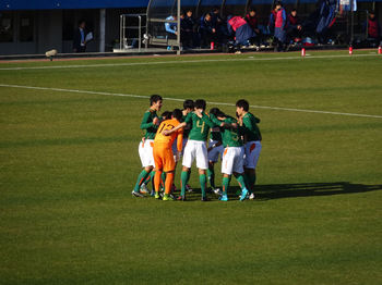 青森山田の円陣