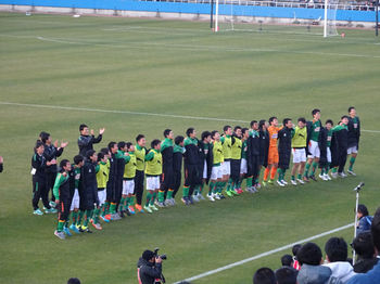 勝利の歌を歌う青森山田